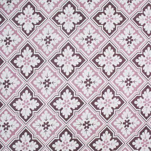 Cotton Floral Print 210 TC King Size Fitted Bedsheet In Magenta At Best Prices