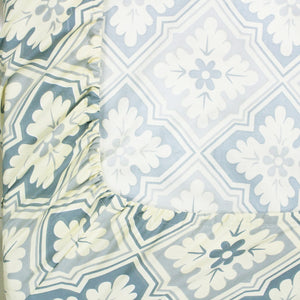 Cotton Floral Print 210 TC King Size Fitted Bedsheet In Multicolor At Best Prices