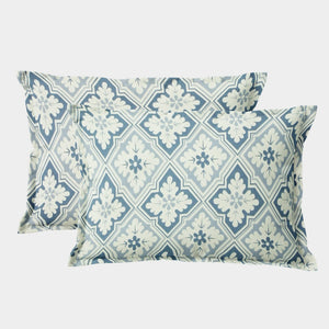 Soft Floral Print Pillow Cover Set In Multicolor Online At Best prices(2 Pcs)