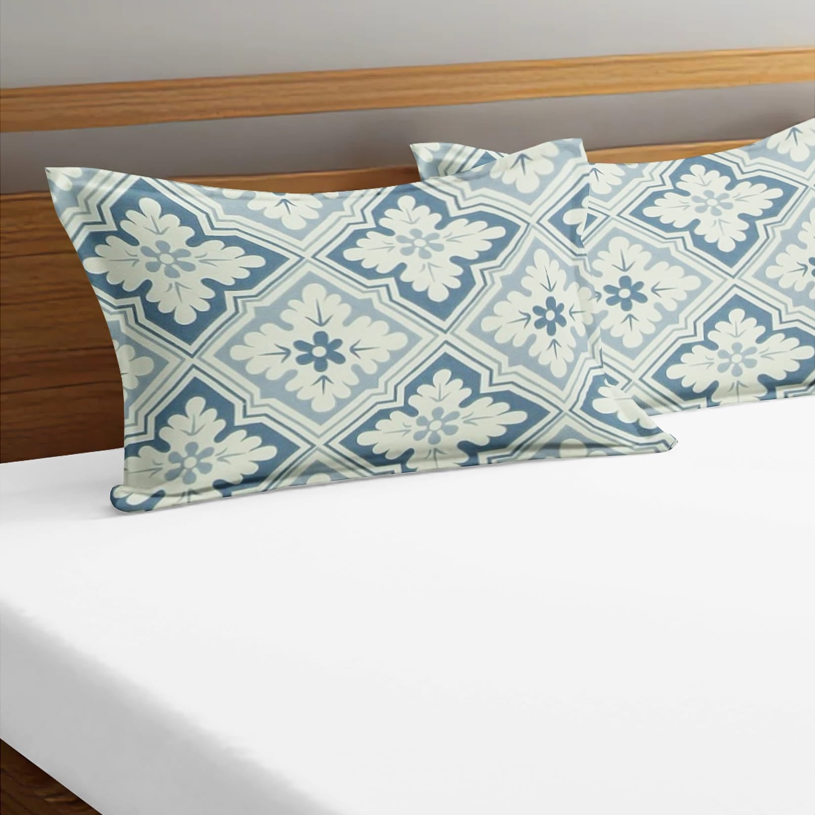 Soft Floral Print Pillow Cover Set In Multicolor Online At Best prices(2 Pcs)