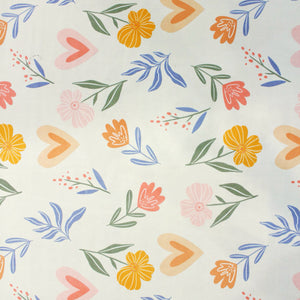 Cotton Floral Print 210 TC King Size Fitted Bedsheet In Multicolor At Best Prices