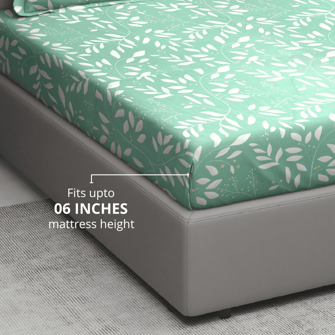 Elastic fitted bedsheet