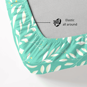elastic all around Fitted Bedsheet