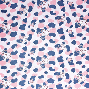 Soft Cotton Floral Print 210 TC Fitted Bedsheet In Multicolor At Best Prices