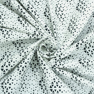 Cotton Floral Print 210 TC King Size Fitted Bedsheet In Black