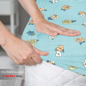Elastic fitted bedsheet