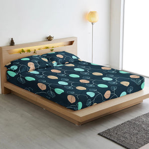 Cotton Floral Fitted Bedsheet