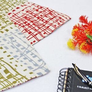 Microfiber Geometrical Reversible AC Dohar Blanket, Multicolor