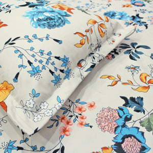 Close up of Floral Fitted bedsheet