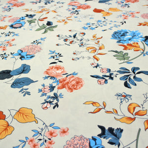Floral cotton bedsheet design