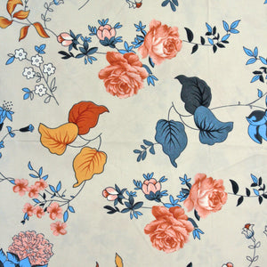 Full View Floral Fitted bedsheet design