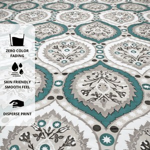 Damask fitted bedsheet design