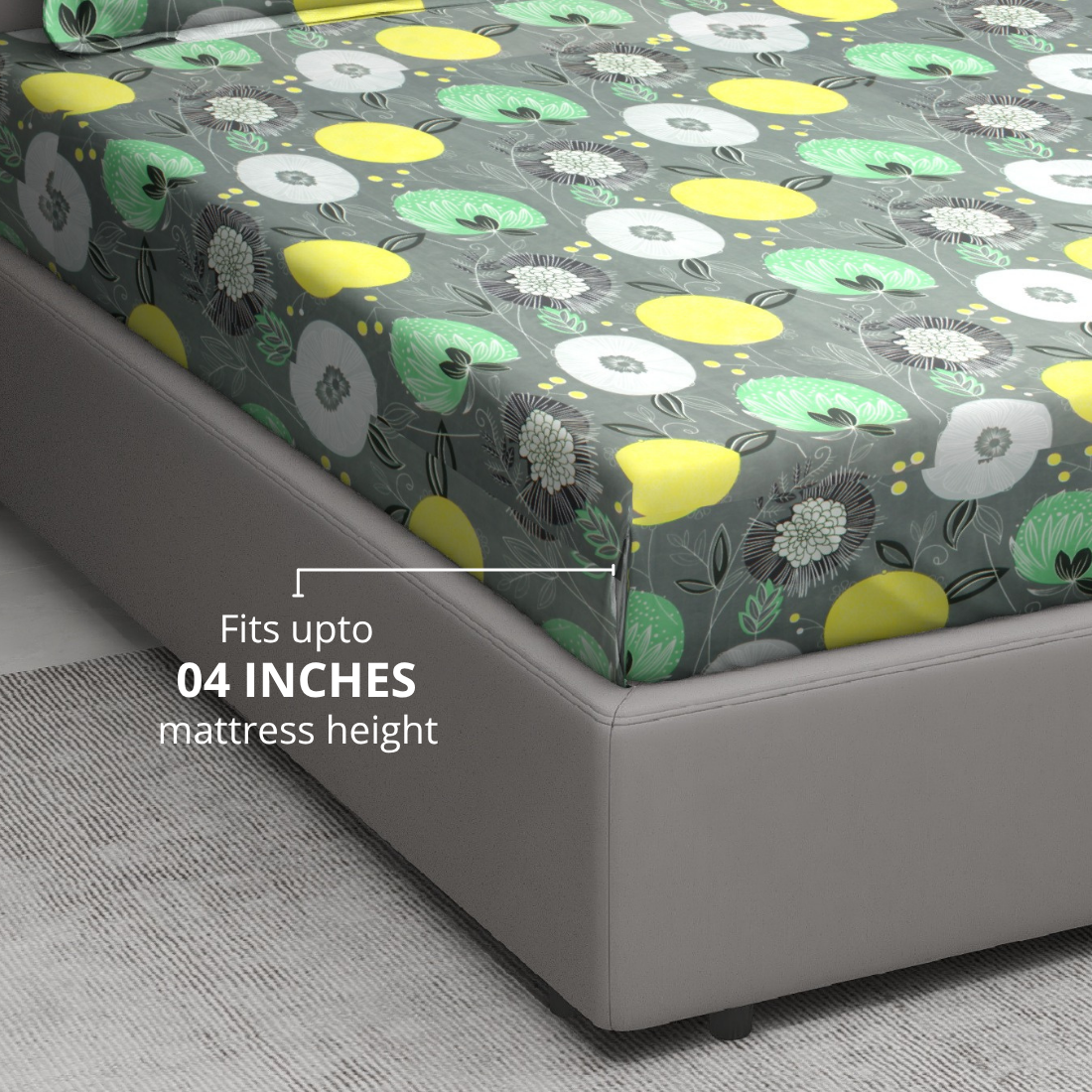 Floral Fitted bedsheet