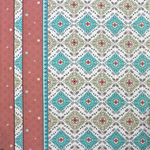 Cotton Floral Print 210 TC King Size Fitted Bedsheet In Multicolor At Best Prices