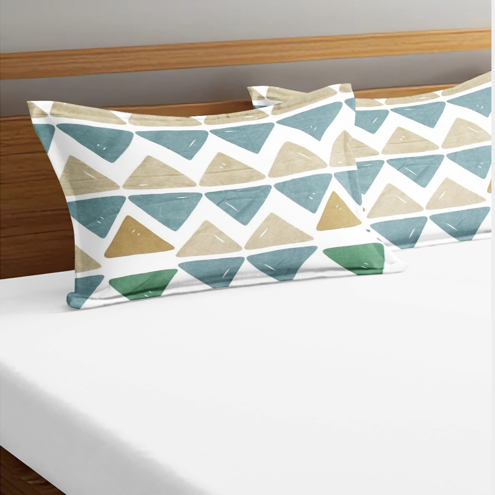 Printed Floral Set of 2 Pcs Pillow Cover - Multicolor