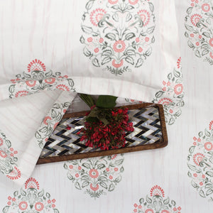 Soft Cotton Floral Print 210 TC Flat Bedsheet In Multicolor At Best Prices