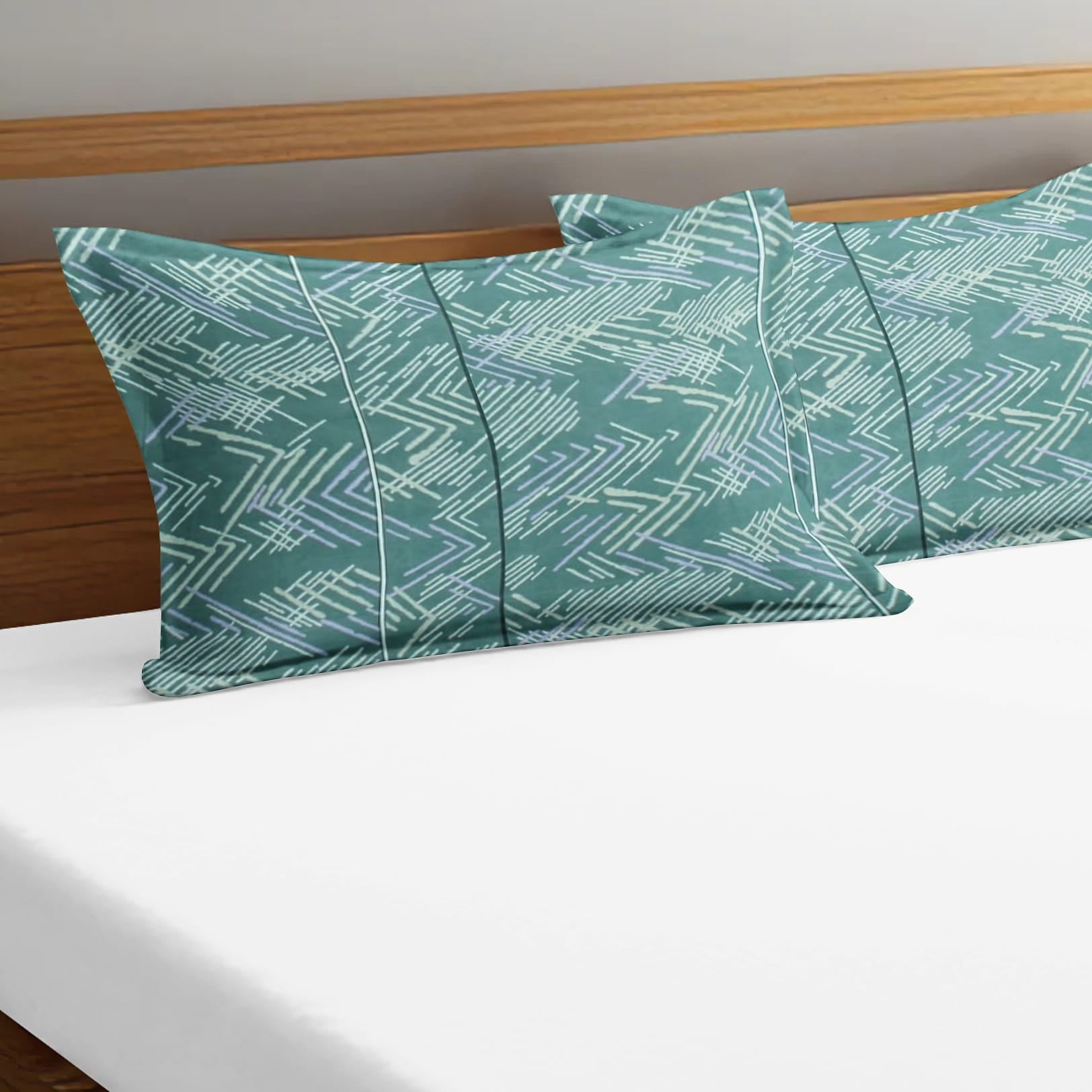 Printed Floral Set of 2 Pcs Pillow Cover - Multicolor