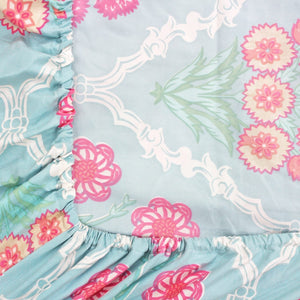 Floral 210 TC Fitted Bedsheet