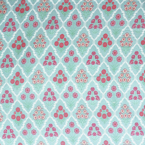 Floral 210 TC Fitted Bedsheet Design