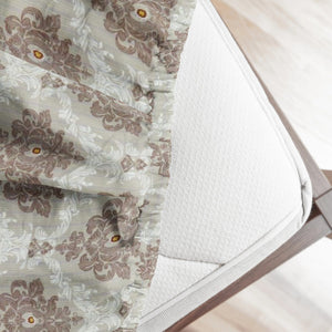 fitted bedsheets damask