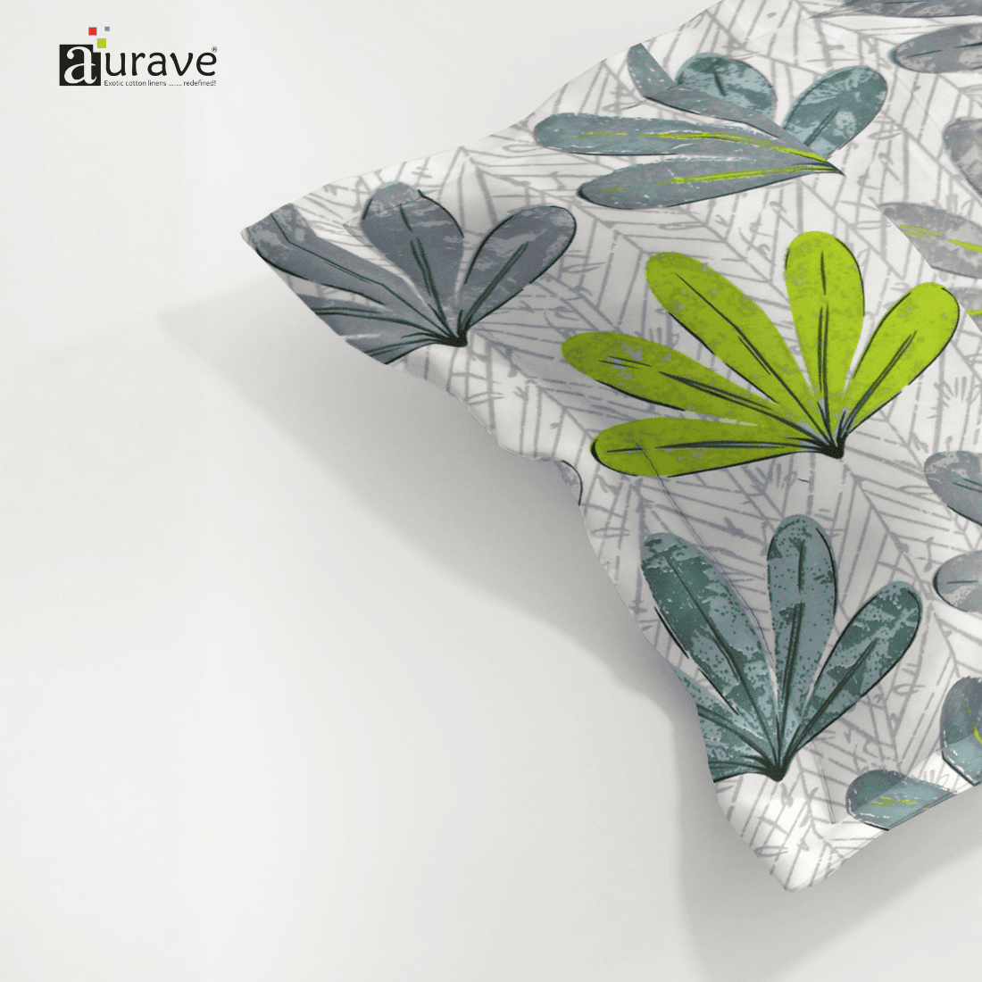 Printed Floral Set of 2 Pcs Pillow Cover - Multicolor