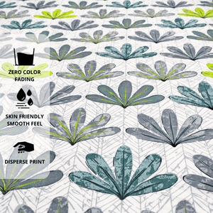 Multicolor floral 210TC Fitted bedsheet Design