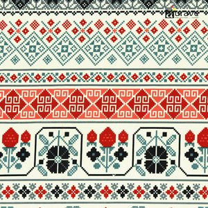 Close up Printed Floral Design