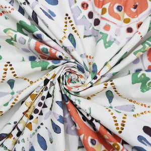 Geometrical 210 TC Fitted bedsheet