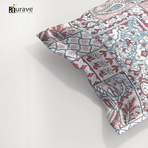 Printed Floral Pillow Cover - Multicolor