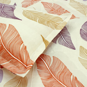 Close up Floral 210 TC Fitted bedsheet with Pillow Covers