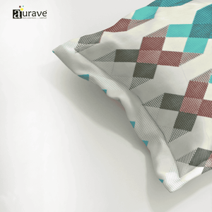 Printed Floral Pillow Cover - Multicolor