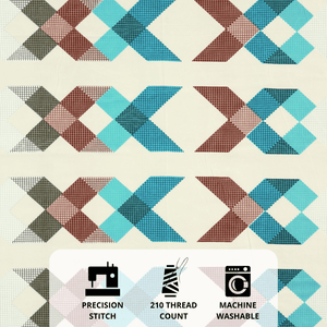 Geometrical Pattern on Cotton Fitted Bedsheet