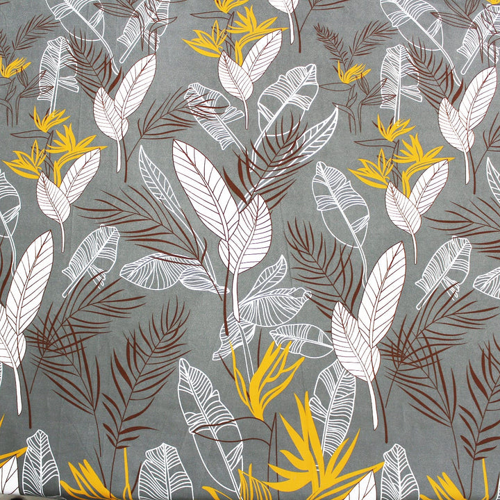 Grey Festive Collection Floral Dohar Bedsheet Set (4 Pc) online in India