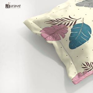 Printed Floral Pillow Cover - Multicolor