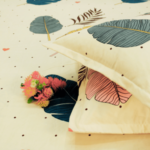 floral cotton bedsheet design