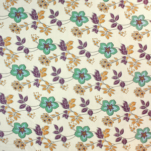 floral cotton bedsheet full-view