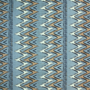 Abstract cotton fabric with design