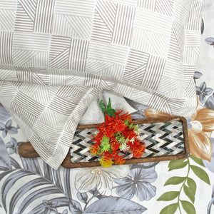 Floral Cotton Flat Bedsheet(300 TC) -Multicolor online in India
