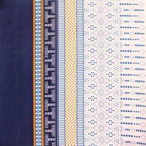 Geometrical Cotton Flat Bedsheet(300 TC) -Multicolor online in India