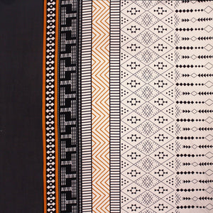 Geometrical Cotton Fitted Bedsheet(300 TC) -Multicolor online in India
