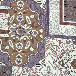 Geometrical Cotton Flat Bedsheet(300 TC) -Multicolor online in India