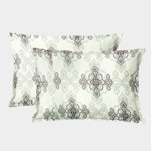 Abstract Cotton Fitted Bedsheet(300 TC) -Multicolor online in India