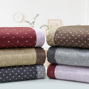 Pearl Texture Floral Print 300TC Cotton Dohar Comforter In Maroon At Best Prices