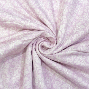 Pearl Texture Floral Print 300TC Cotton Dohar Comforter In Pink At Best Prices