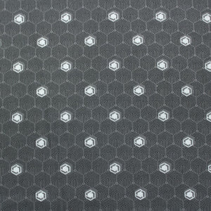 Pearl Texture Geometrical Print 300TC Cotton Dohar Comforter In Silver At Best Prices