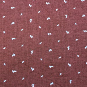 Pearl Texture Floral Print 300TC Cotton Dohar Comforter In Maroon At Best Prices