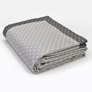Pearl Texture Floral Print 300TC Cotton Dohar Comforter In Silver At Best Prices