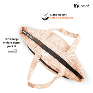 Premium Cotton Lightweight Eco-Friendly Shopper/Tote Bag, Peach