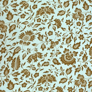 Full View Riva Floral Cotton Dohar, Coffee Design