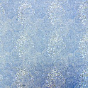 Riva Floral Cotton Dohar, Blue